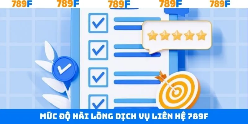 Mức độ hài lòng của người dùng với dịch CSKH tại 789F Mức độ hài lòng của người dùng với dịch CSKH tại 789F